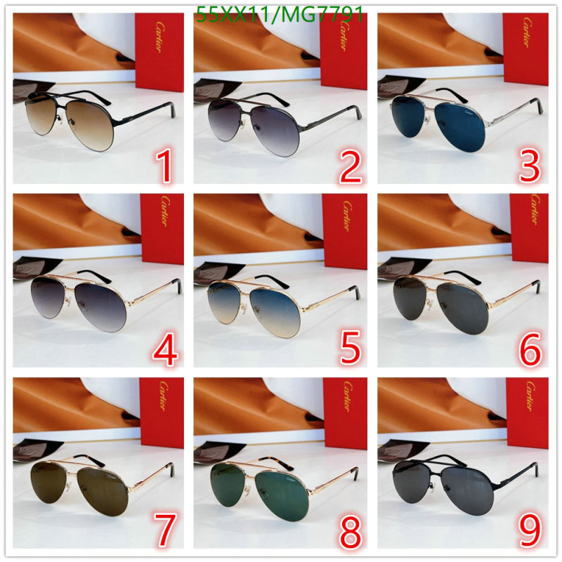Glasses-Cartier Code: MG7791 $: 55USD