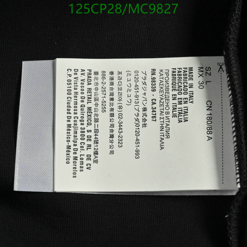 Clothing-Prada Code: MC9827 $: 125USD