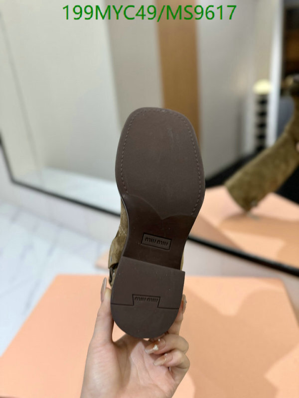 Women Shoes-Miu Miu Code: MS9617 $: 199USD