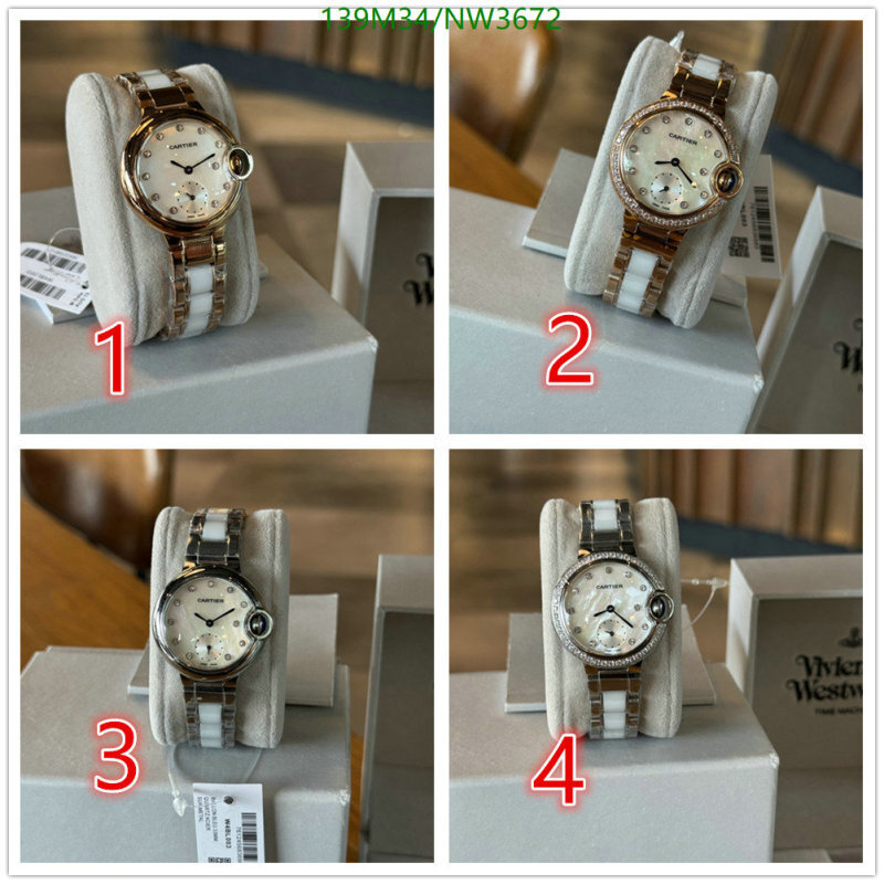 Watch-4A Quality-Cartier Code: NW3672 $: 139USD-yupoo dhgate Watch-4A Quality-Cartier Code: NW3672 $: 139USD