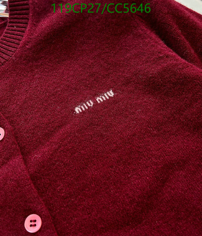 Clothing-MIUMIU Code: CC5646 $: 119USD