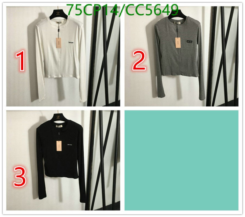 Clothing-MIUMIU Code: CC5649 $: 75USD