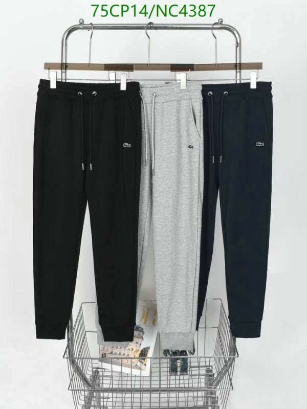 Clothing-Lacoste Code: NC4387 $: 75USD