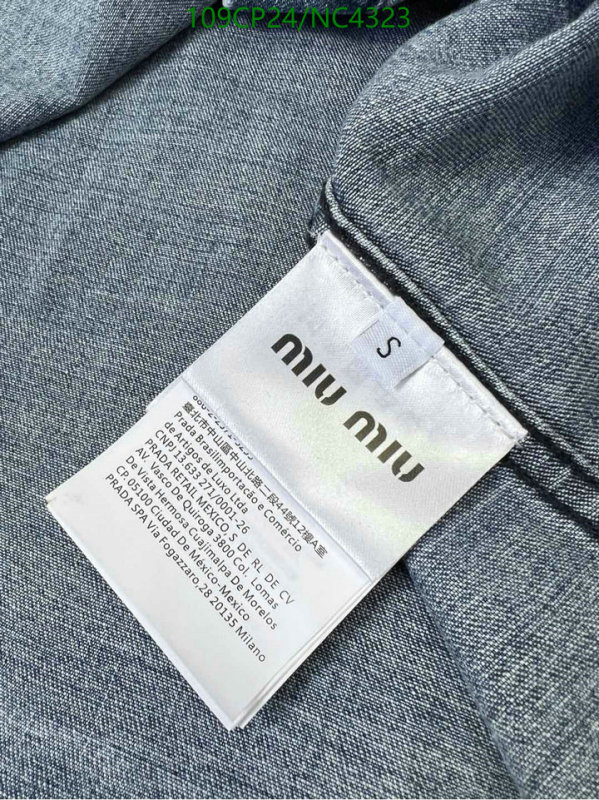 Clothing-MIUMIU Code: NC4323 $: 109USD