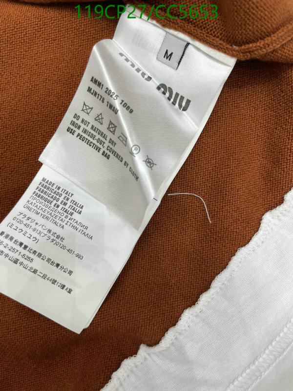 Clothing-MIUMIU Code: CC5653 $: 119USD