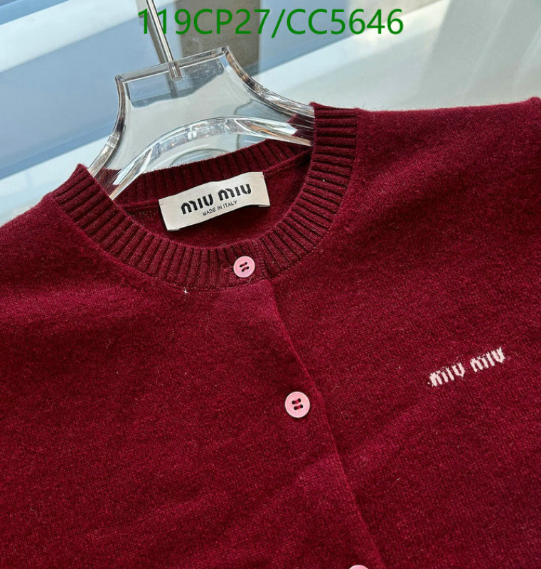Clothing-MIUMIU Code: CC5646 $: 119USD