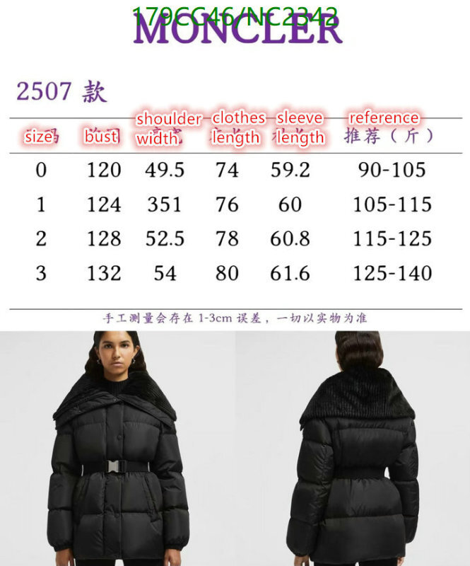 Down jacket Women-Moncler Code: NC2342 $: 179USD