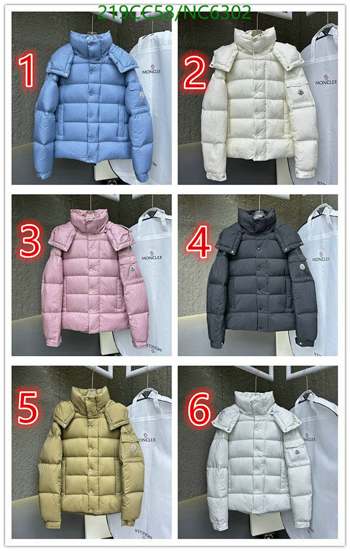 Down jacket Women-Moncler Code: NC6302 $: 219USD