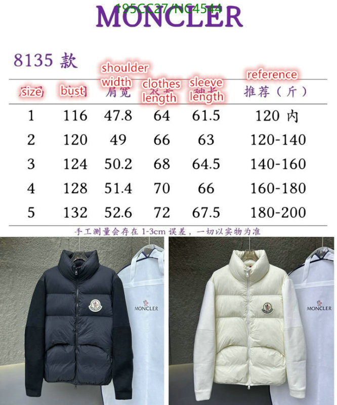 Down jacket Men-Moncler Code: NC4544 $: 195USD