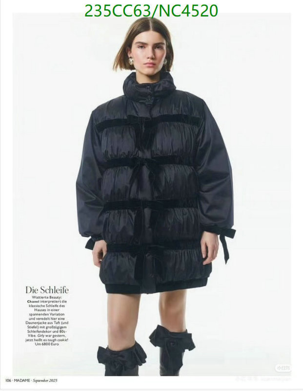 Down jacket Women-Chanel Code: NC4520 $: 235USD