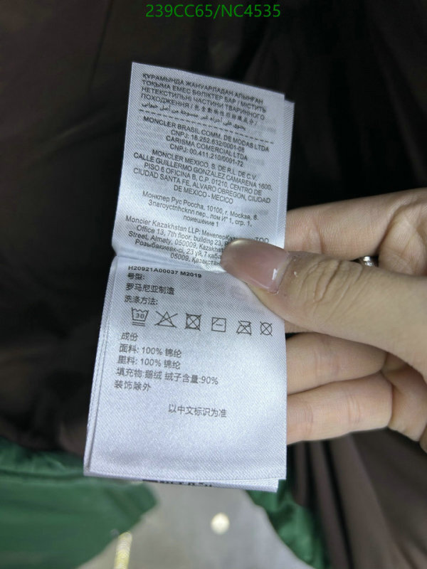 Down jacket Men-Moncler Code: NC4535 $: 239USD