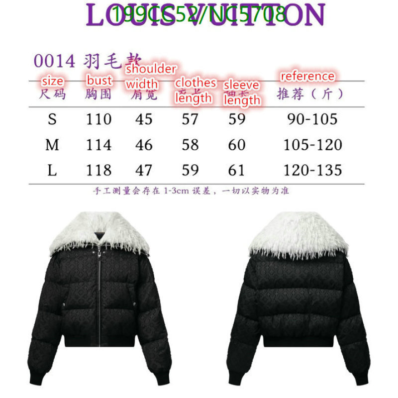Down jacket Women-LV Code: NC5708 $: 199USD