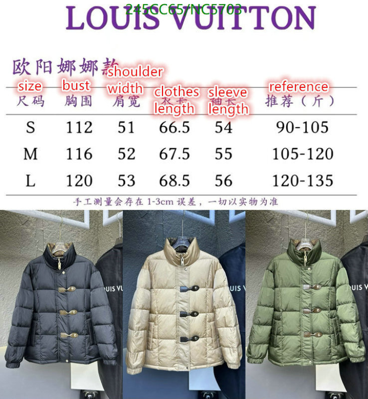 Down jacket Women-LV Code: NC5703 $: 245USD