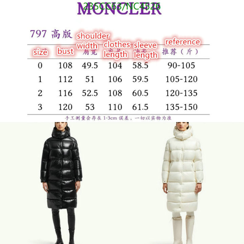Down jacket Women-Moncler Code: NC4526 $: 235USD