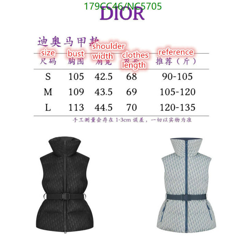 Down jacket Women-Dior Code: NC5705 $: 179USD