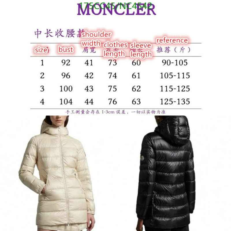 Down jacket Women-Moncler Code: NC4542 $: 175USD
