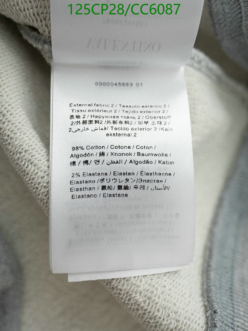 Clothing-Valentino Code: CC6087 $: 125USD