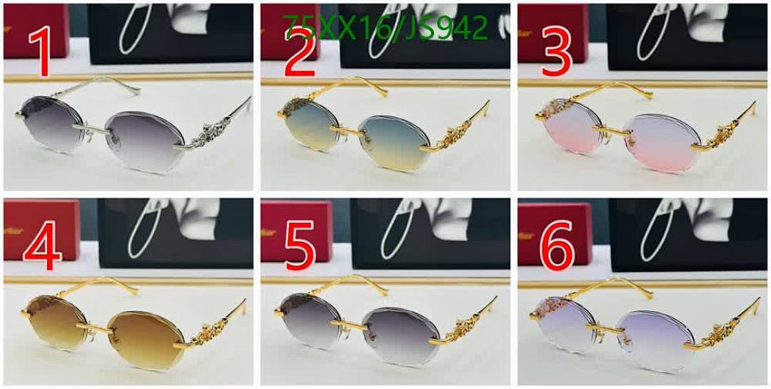 Glasses-Cartier Code: JS942 $: 75USD