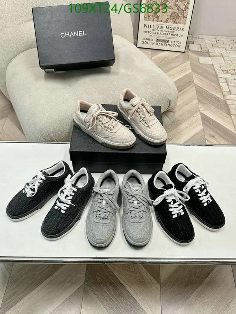 Luxury Shoes-Chanel Code: GS6833 $: 162.5USD