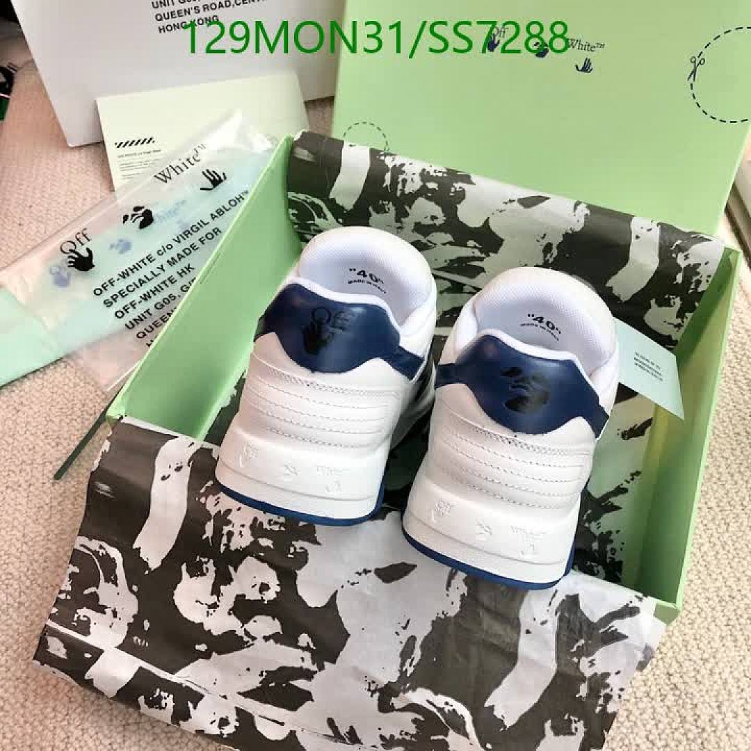 Luxury Shoes-Off-White Code: SS7288 $: 167.7USD