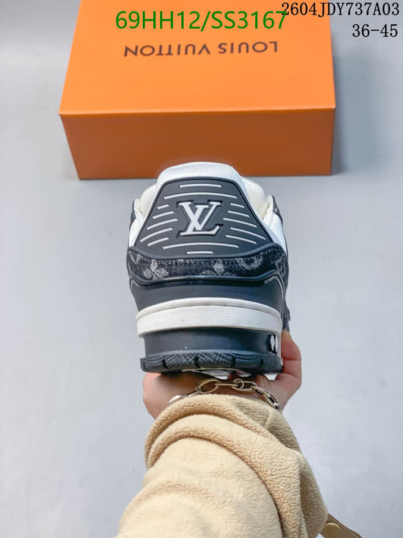 Luxury Shoes-LV Code: SS3167 $: 89.7USD