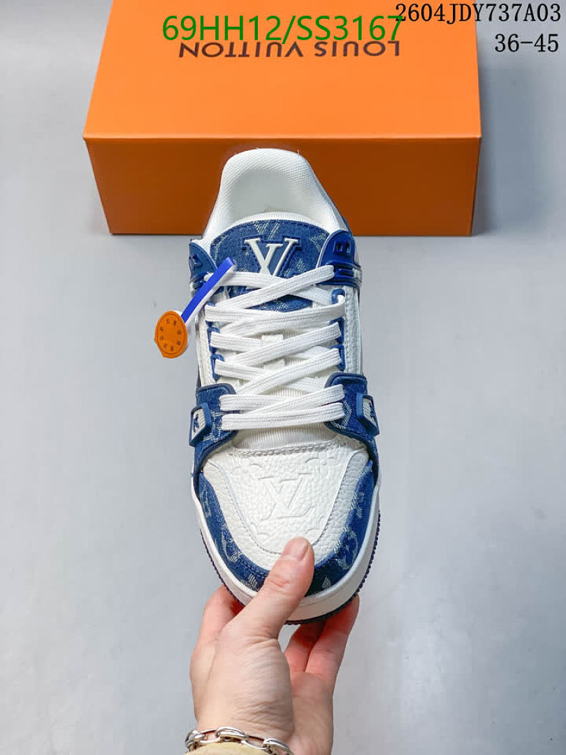 Luxury Shoes-LV Code: SS3167 $: 89.7USD