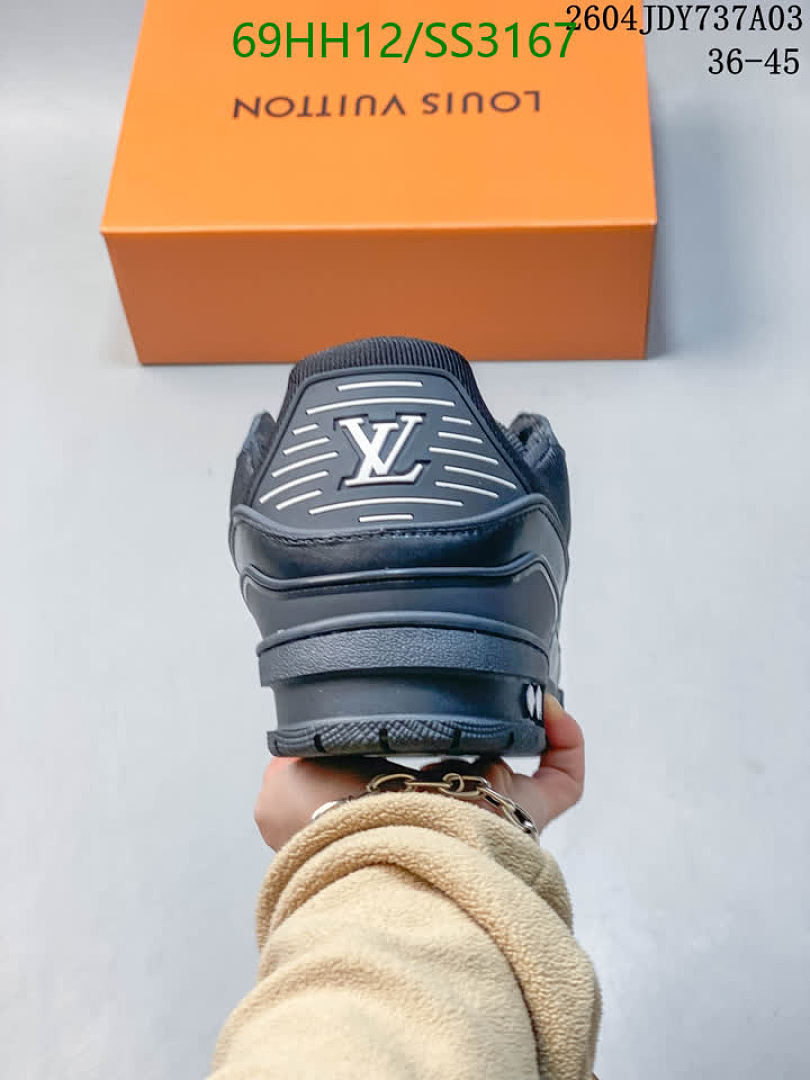 Luxury Shoes-LV Code: SS3167 $: 89.7USD