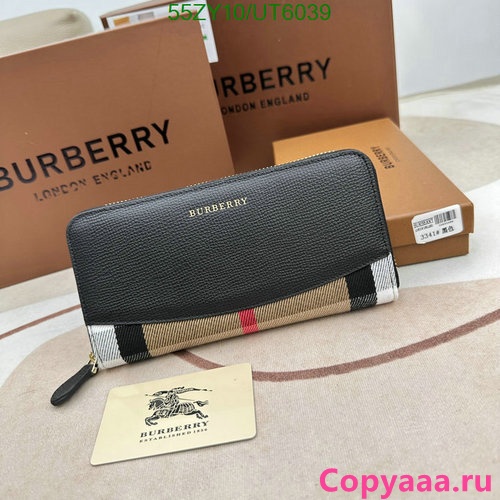 Burberry Bag-(4A)-Wallet- Code: UT6039 $: 55USD