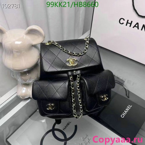 Chanel Bag-(4A)-Backpack- Code: HB8649 $: 99USD