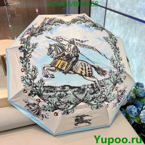Burberry Knight Print Umbrella, Luxury Designer Umbrella with Box BR4468
