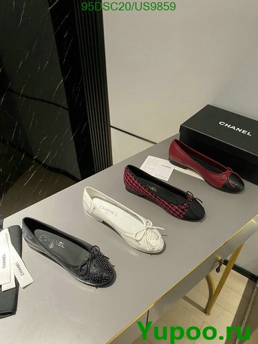 Chanel Women's Ballet Flats US9859 - Classic Style, Comfortable 2.5CM Heel