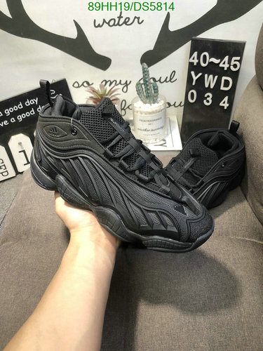 Adidas Men's DS5814 All-Black Athletic Shoes - Comfortable & Stylish