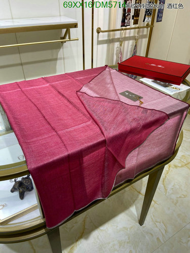 Loro Piana Luxury Cashmere Scarf - Lightweight & Soft, 90x205CM