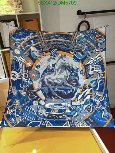 Hermes Space Derby Silk Scarf 90CM x 90CM - Luxurious & Versatile Accessory