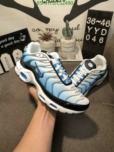 Nike Air Max Plus Unisex Running Shoes - Gradient Blue & White Sneakers