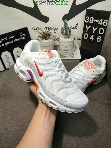 Nike Air Max Plus Men's Running Shoes - White with Vibrant Accents, EU 39-46