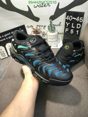 Nike Men's CS2510 Athletic Sneakers - Black and Blue Comfort Shoes