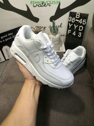 Nike Air Max 90 Unisex Casual Shoes - Classic White Leather Sneakers