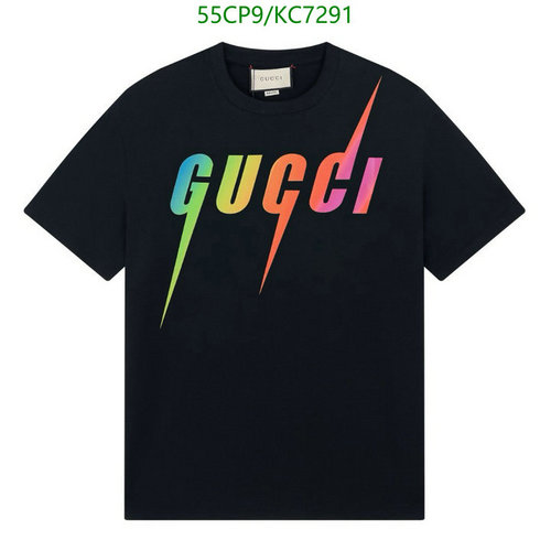Gucci Rainbow Logo Black T-Shirt - Stylish & Comfortable Cotton Tee for All Seasons