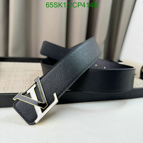 Louis Vuitton Reversible Belt with Iconic LV Buckle - Premium Cowhide Leather