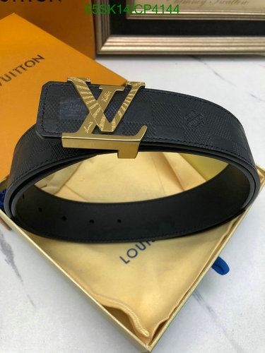 Louis Vuitton Men's Reversible Belt with Gold LV Buckle - Premium Cowhide 1 Louis Vuitton Men's Reversible Belt with Gold LV Buckle - Premium Cowhide