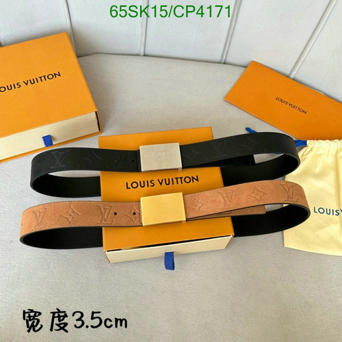 Louis Vuitton Reversible Monogram Belt - Cowhide Leather with Iconic Buckle