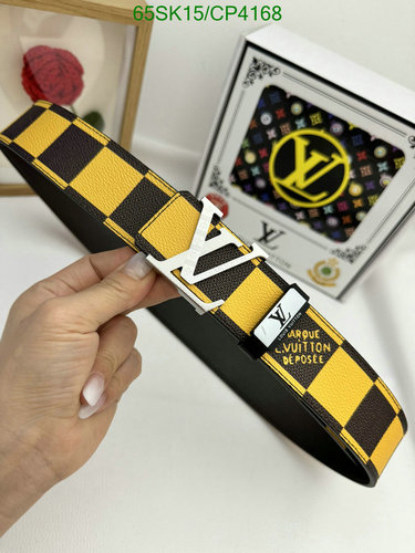 Louis Vuitton Damier Ebene Reversible Belt - Iconic Style for Men