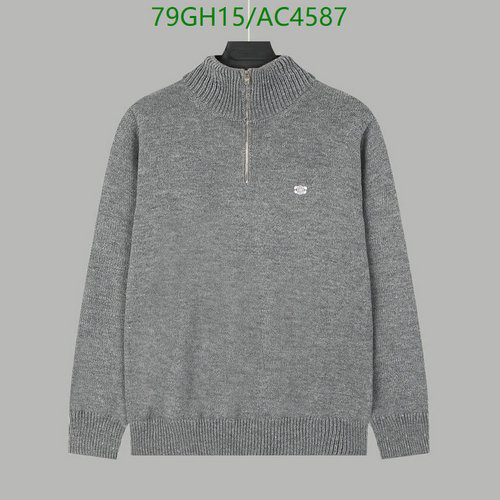 Celinee Unisex Knitted Half-Zip Pullover Sweater