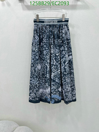 Dior Christian Dior Floral Print Midi Skirt Polyester Women's Size S-L