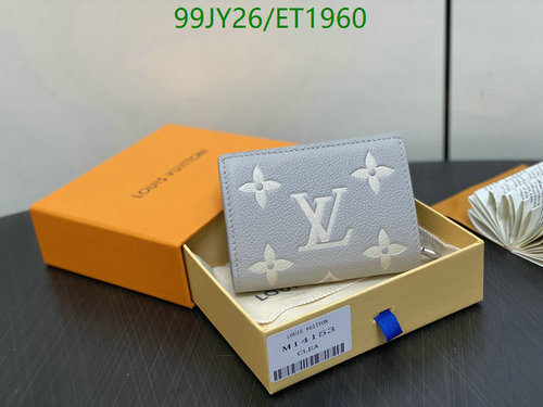Louis Vuitton Clea Wallet - Genuine Leather, Compact Design