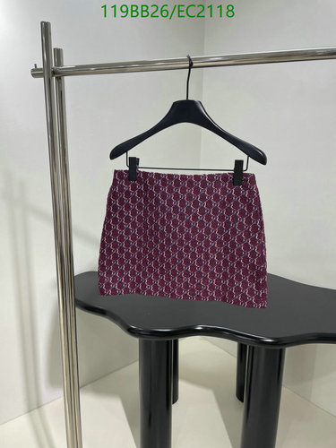 Gucci Wool Monogram Mini Skirt Burgundy White