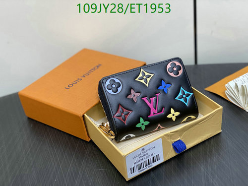 Louis Vuitton Monogram Embellished Genuine Leather Zip Around Wallet 7 Louis Vuitton Monogram Embellished Genuine Leather Zip Around Wallet