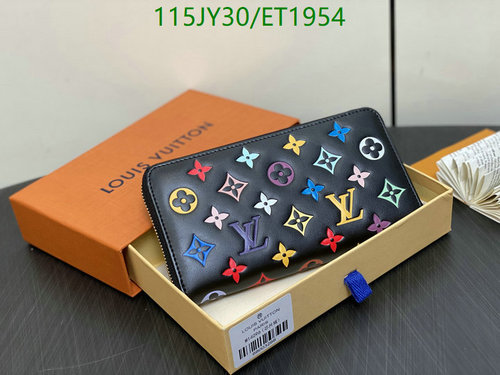 Louis Vuitton Monogram Multicolor Zip Around Wallet - Genuine Leather