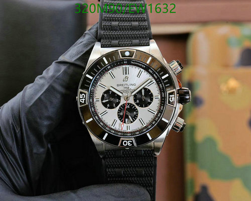 Breitling Chronograph Stainless Steel Automatic Mechanical Watch
